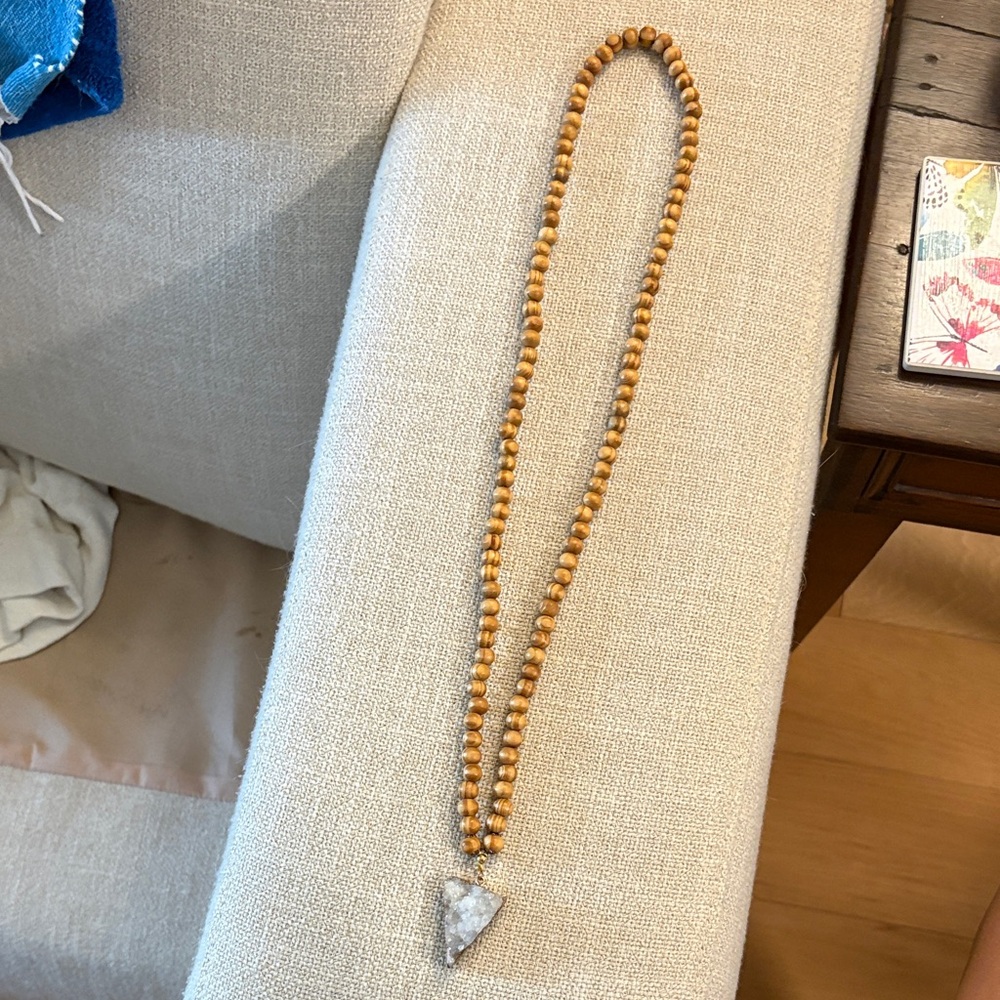 Natural Stone Pendant Necklace